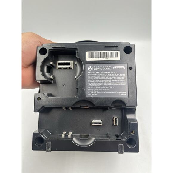 Nintendo DOL-101 GameCube Console Black Non-working Parts Only - Picture 5 of 10